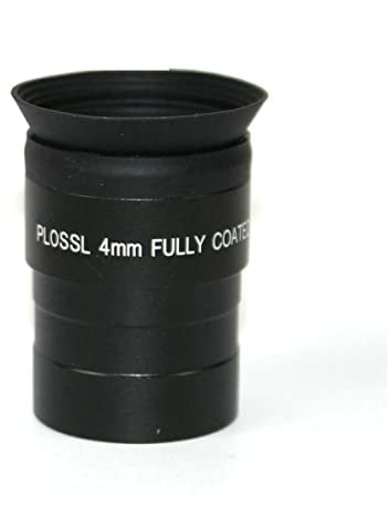 Zubehör für Labormikroskope 4mm 6,3 mm 8mm 10mm 12,5 mm optisches Glas 1,25 Zoll Okular(Black 4mm)