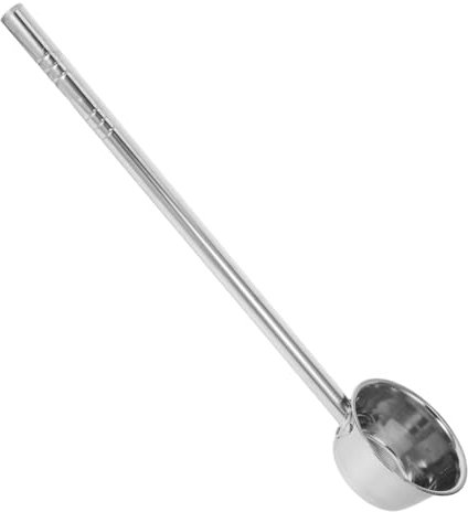 iplusmile Mestolo Per Zuppa Cucchiaio Per Acqua in Acciaio Inossidabile Grande Mestolo Per Innaffiare Le Verdure Tazza Per Risciacquo Da Bagno