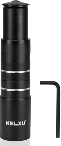 Kelxu Prolunga Manubrio Bici, Lega Alluminio Alza Manubrio Bicicletta Stelo di Risalita Adattatore per Forcella Bici da Corsa MTB 28,6 mm, Nero