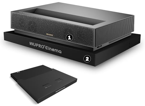 Proyector Láser Formovie Cinema Edge Ust 4K Smart Home Cinema 2100 ISO Liuming 2 + 32Gb Ultra Short Focus 4K Dlp Proyector (Projector+WP7)