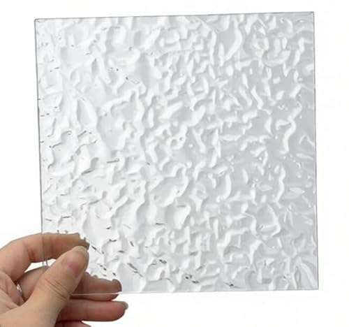 DFDPAXL Lastra Acrilica Trasparente con Effetto Pietra, Pannello in Plastica Testurizzata 210×297×3 Mm - 210×297×15 Mm Adatto Come Divisorio per Ambienti E Decorazione Domestica,Thickness 10mm