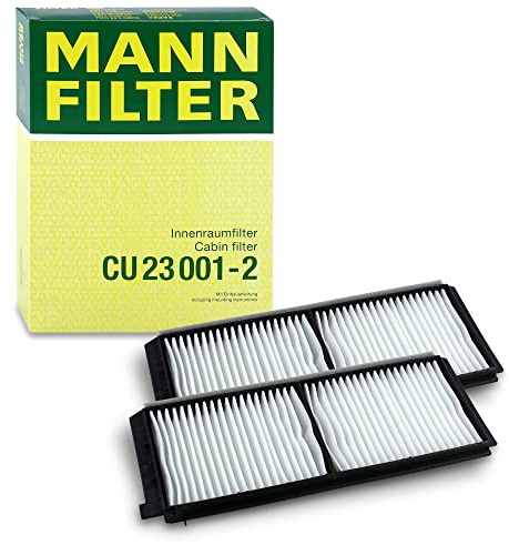 MANN-FILTER CU 23 001-2 Filtro aria cabina (set da 2) - per Autovetture + veicoli commeriali