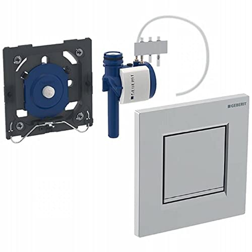 Geberit Typ 30 Urinal Betätigungsplatte weiß-chrom