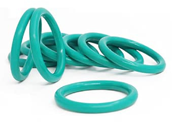FKM O-Ring aus grünem Fluorkautschuk, hochtemperaturbeständig, Dichtungsring-Sortiment, für Lager, Pumpen, Straßenwalzen, Wasserleitungen, Ventile, O-Ringe, 30 x 3,5 mm (50 Stück in einer Tasche)