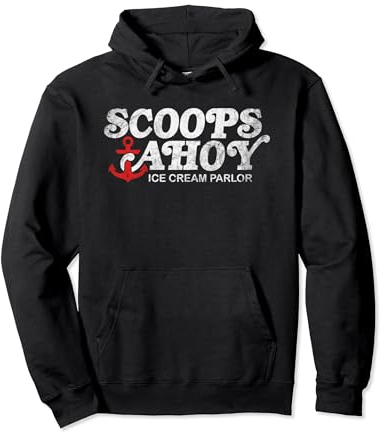Scoops Ahoy Ice Cream Parlor Pullover Hoodie Pullover Hoodie