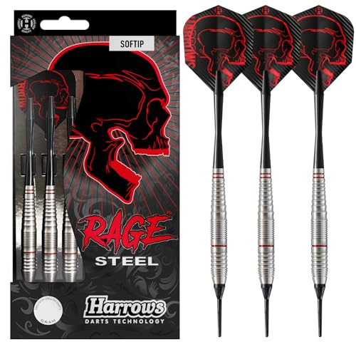 Harrows Rage Steel Soft Tip - plastspets dart 18 g