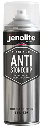 JENOLITE Vernice Spray Anti Ghiaia Nera | 500ml | Vernice Protettiva per Carrozzeria Auto | Anti Ghiaia, Sottoscocca e Telaio | Protegge da Ruggine, Corrosione e Danni