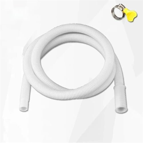 Flexible Air Conditioning Drain Hose Water Inlet Extension Pipe Washing Machine Faucet Connector Bathroom Kitchen Accessories for Dishwasher Washing Machine(2M)