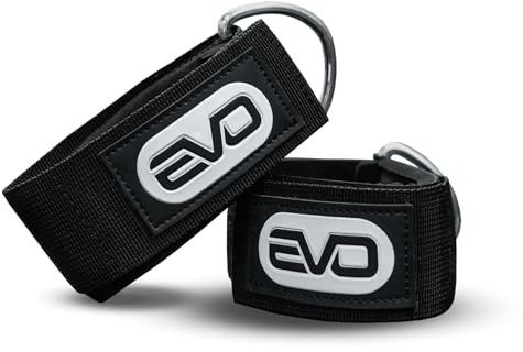 EVO SPORTS FUEL Handgelenk Bandagen Gym | Muskelaktivierung & Gelenkschutz beim Training | Verstellbare Hand Cuffs für Kraftsport, Fitness, Bodybuilding, Crossfit & Maschinenübungen (1 Paar)