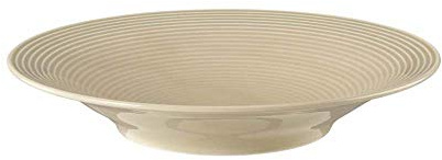 SELTMANN WEIDEN Suppenteller - Durchmesser 22,5 cm - Höhe 4,1 cm - Beat - Form: Rund mit Rillenrelief - moderner Stil - Sandbeige - Color Glaze