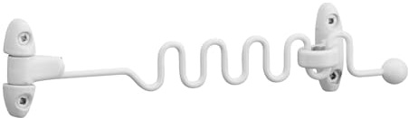 THIRARD - Entrebâilleur de fenêtre - Compatible 1 ou 2 vantaux - Finition blanc - 4 positions d'entrebâillement - Corps en acier - Peut se cadenasser - Garantie : 10 ans