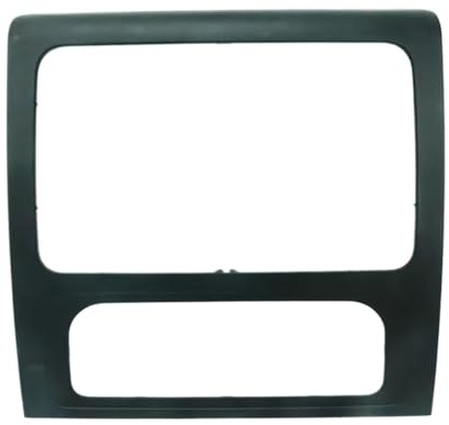 Radio Trim Panelram DVD-spelare Mellanram CD Box Luftkonditionering Panel Ram Svart Silver 1T0858071 För VW For Touran 2011-2015(Black)