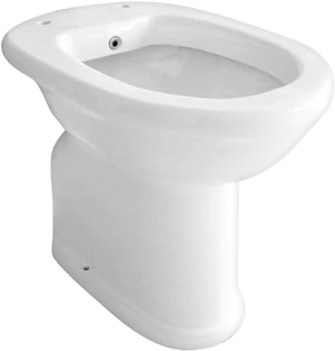 Sanitari Ceramica VASO BIDET ANZIANI CHIUSO COMPLETO DI EROGATORE Scarico Muro
