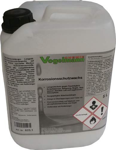 Vogelmann Chemie GmbH 5 l Korrosionsschutzwachs Rostschutz Konservierungswachs Korrosionsschutz