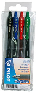 Pilot – Penna a sfera con inchiostro gel Punta media Nero, blu, rosso, verde