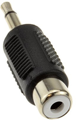 RCA Fono Enchufe a 3,5 mm Mono Conector Jack Clavija Adaptador