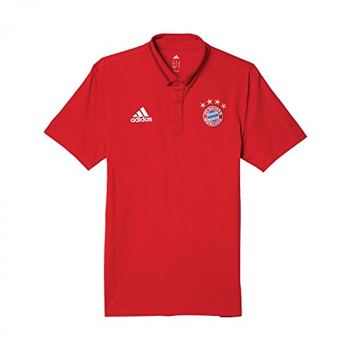 adidas Herren FC Bayern Piqué Poloshirt, rot, XS, AC6728
