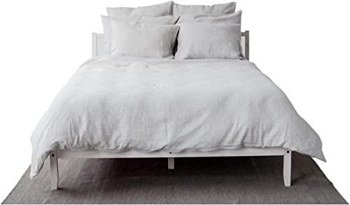 My Linen Home | 100% Stonewashed Leinen Bettwäsche Set | Single Set | 140x200 cm - 1 Deckenbezug | 1 Kissenbezug 50x70 cm | Natur