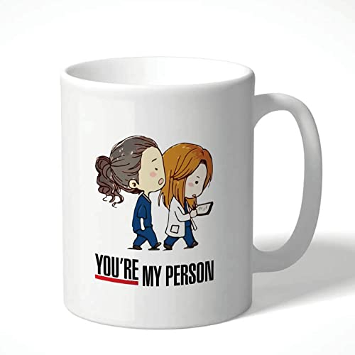 Wanky Candles Funny You’re My Person Mug Cute Friendship Coffee Cup for Best Friend Partner or Colleague CMUG203