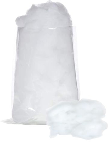 KZQXXT Weihnachten Kunstschnee Deko, Watte Schnee (200g), Verwendet für DIY Weihnachtsbaum Schnee Dekoration, Mini Garten Dorf Display, Winter Watte zum Basteln, Kunstschnee Schneewatte Deko