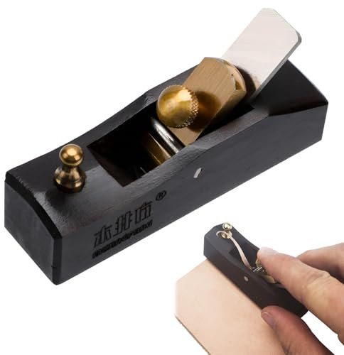 Klein hobel,Mini handhobel,Dose einhandhobel,Stahlklinge handhobel holz,Tragbar plane Geeignet für Zimmerei,Trimmen,Holzhobeln,glatte Oberfläche,Kunsthandwerk