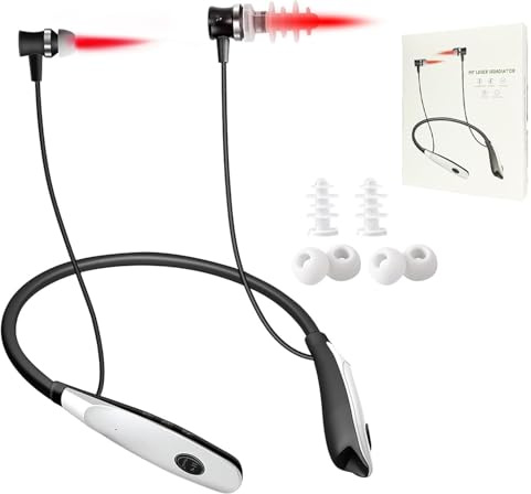 ZMURED Tinnitus Infrared Ear Plugs, 2-in-1 Red Light Therapy Device for Nose and Ears, Quick Aid for Ear Noise