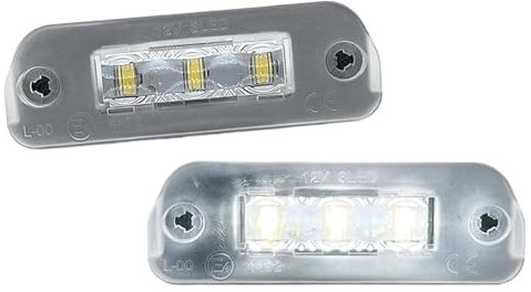 Auto Luci targa Per Benz Per W251 Per W164 Per X164 2 Pezzi LED Bianco Luce Targa A-251-820-01-66 Auto Numero Targa Luce