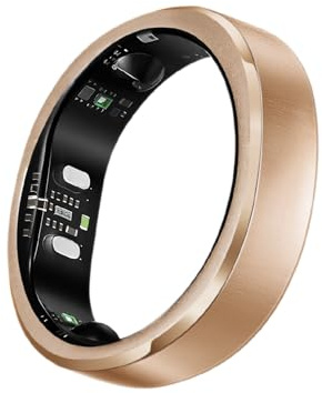RingConn Gen 3, Der weltweit erste Smart Ring mit Gefäßtrend-Analyse | ohne App-Abonnement, mit Vibrationsbenachrichtigungen, Schlaf, Fitness, Herzfrequenz, 14 Tage Akku, Größe vorher prüfen