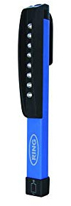 Ring RIL50 Lampe de Poche Ring à 8 LEDs, Format Stylo, Piles Fournies, Magnétiq