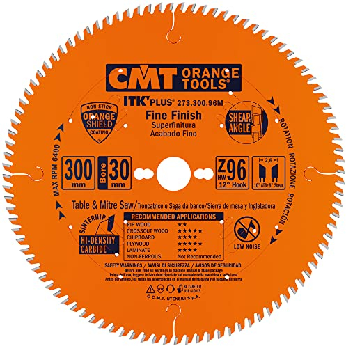 CMT 273.300.96M Lama Circolare Itk-Plus per Taglio di Precisione, Arancio