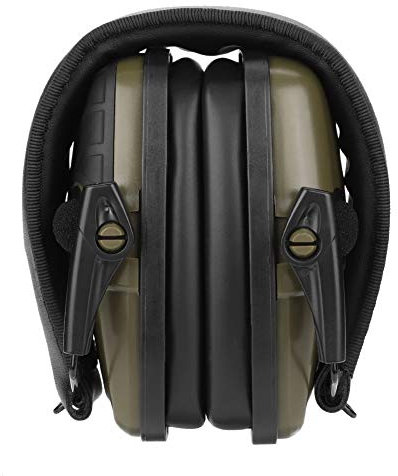 Cuffie elettroniche Cuffie antirumore Cuffie Cuffie antirumore Amplificazione del suono Ripresa Cuffie antirumore a prova di compatti Cuffie antirumore compatte Spegnimento automatico (Army Green)