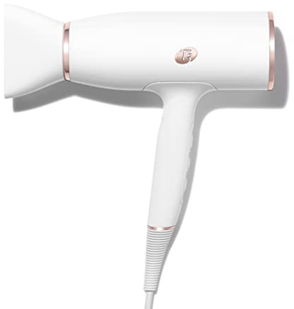 T3 AireLuxe Digital Ionic Professioneller Föhn, schnell trocknend, leicht und ergonomisch, Lautstärke steigernd, Frizz Glättung, mehrere Hitze- und Geschwindigkeitskombinationen