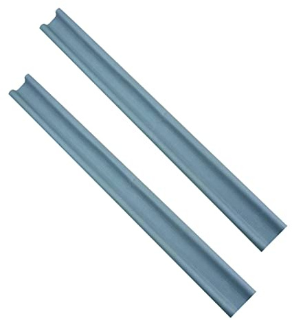 SUL Under Door Draught excluder, Double side Draft Excluders, Stopper for Bottom of Adjustable Seal Strip Energy Efficient Insulation – Length 90 cm (Grey - 2pk) (SULDE-01)