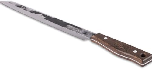 Petromax Tranchiermesser 24 cm – Handgefertigt in Deutschland – Scharfe, spitz zulaufende Klinge & Walnussholzgriff für präzise Schnitte