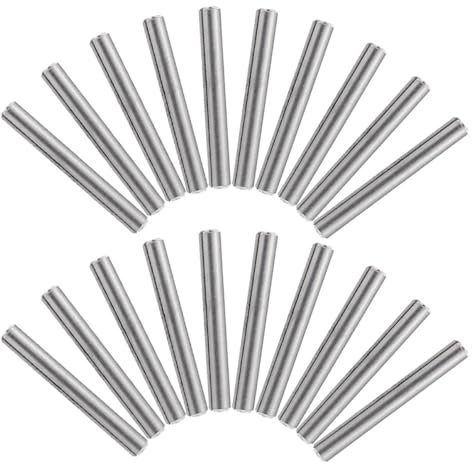 JECOMPRIS Einfach Zu Installierendes Edelstahlregal 5 Mm X 30 Mm für Küchenschrankmöbel 20 Stück