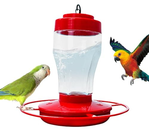 Maisons d'oiseaux avec plusieurs barches - Ubos - Bird Feed - Barches, station transparente pour oiseaux sauvages et bourdonnements avec ports | Feeder -Spender outil avec grande capacité pour