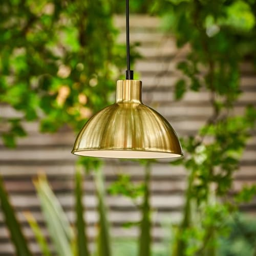Omniance Verdi Rechargeable Pendant Light Brass, Light Source and Remote