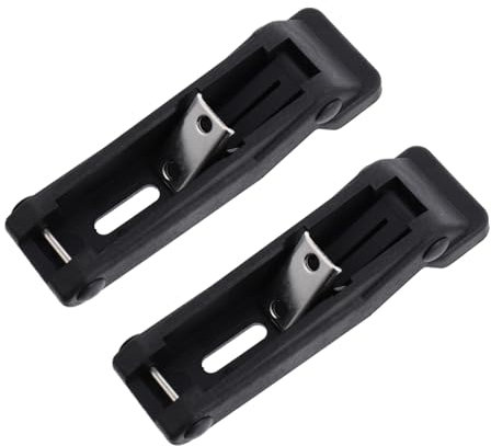 Operitacx 2piezas Cierre De Goma Flexible Negro Para Armarios y Cajas Pestillo Invisible Resistente y Duradero Para Reemplazo Equipos Electrónicos y Maquinaria