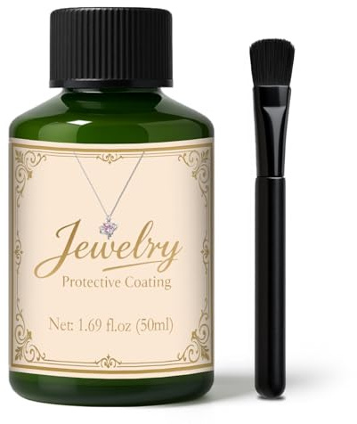 EIGTWEN Jewelry Protective Coating, Guards Against Daily Wear and Oxidation | Jewelry Coating, Long-Lasting Jewelry Luster, Prevents Tarnish, Prevents Oxidation, 2-in-1 Anti-Tarnish & Sealer