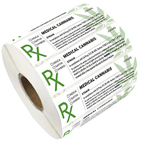 Performore 1x3 Inch Universal Warning Labels | Self-Adhesive Roll of 1000 Stickers | Standard Identification Labels for Bottles, Containers, and Bags