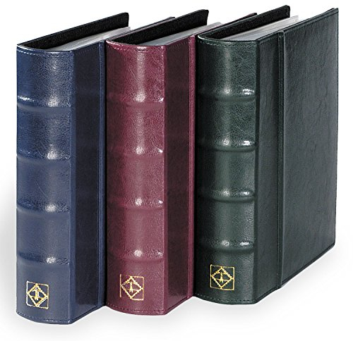 Leuchtturm 324017 Ersttagsblatt-Sammel-Album - Sammelordner mit 50 Klarsichthüllen - blau