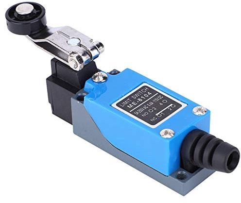 ME-8104 Limit Switch Adjustable Roller Lever Micro Switch 250V AC 115V DC 50~60Hz 12 x 4 x 2.7cm | Actuator with Roller Lever,Momentary Contact NC/NO, Automatic Reset Function, Machine Tool Stroke Control
