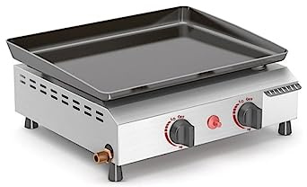 Plancha de Gas VITROKITCHEN PG220IB 2 Quemadores