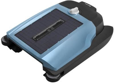 Betta Flex Solar-Powered Robotic Pool Skimmer – Cordless with Dual Cleaning Modes, Soft-Touch Pool Protection. Compatible with Infinity Edge, In-Ground & Above-Ground Pools (Blue)