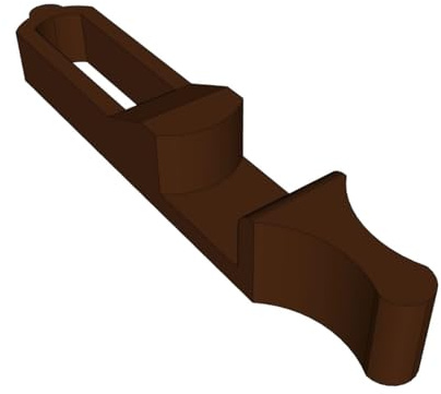 kj-vertrieb Design Fensterstopper/Fensterkeil für Kippfenster und Terassentüren, Farbe:Braun, Anzahl:2 Stück