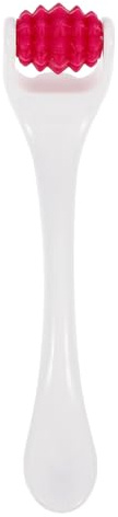 Healifty Rodillo Facial de Belleza Masajeador de Ojos de Silicona Rodillo Giratorio para Mejorar Circulación y Elasticidad Piel Aparato Estético para Uso Doméstico Regalo Chic Rosa