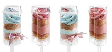IBILI Push Up Cake - Moldes, 4 Piezas