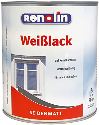 Renolin Weißlack seidenmatt, 2 l