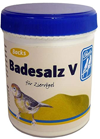 Backs Badesalz für Vögel 300 g - Pflege für Ziervögel - zur Desinfektion und Reinigung des Gefieders
