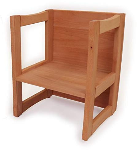 Holzspielzeug Peitz Kinder-Stapel-Stuhl | Wende- / Sitzmöbel | Kindergarten-Stuhl | 8031